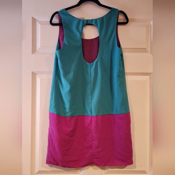 Karlie two toned sleeveless mini dress L - Picture 4 of 4